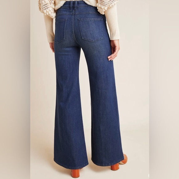 Anthropologie Pilcro Ultra High-Rise Slim Flare Jeans - size 27 - Picture 2 of 14